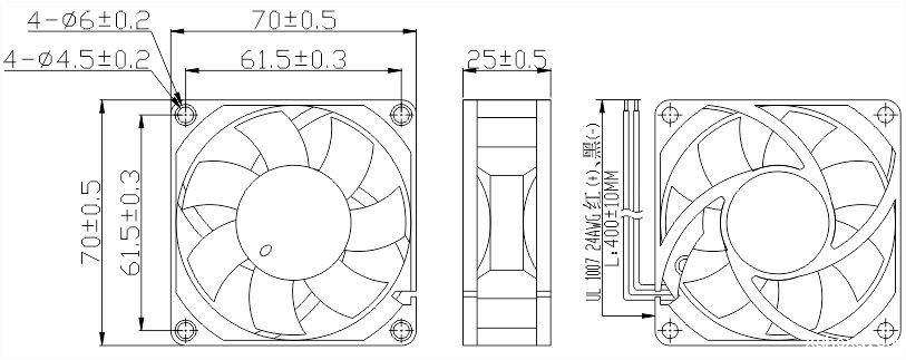 24v开yun体育app官方下载网址7025安装尺寸图 24v开yun体育app官方下载网址7025安装尺寸图