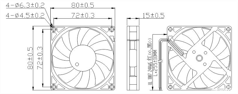 24v开yun体育app官方下载网址8015安装尺寸图 24v开yun体育app官方下载网址8015安装尺寸图