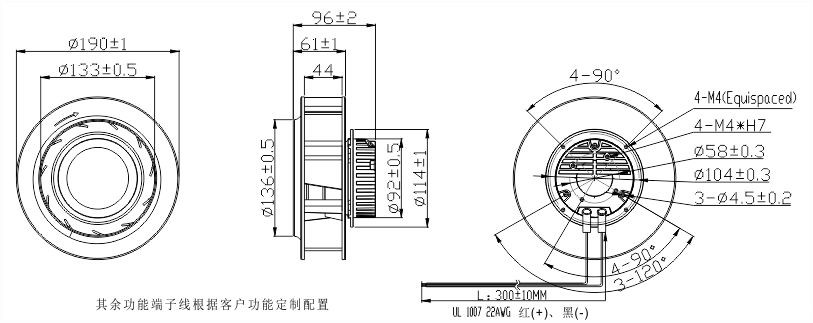 315v开yun体育app官方下载网址190安装尺寸图 315v开yun体育app官方下载网址190安装尺寸图