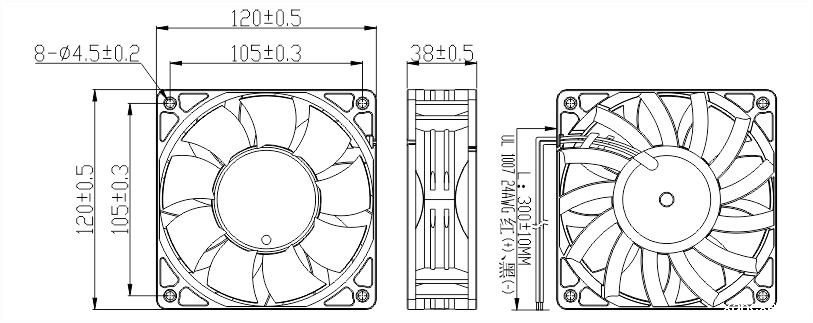 ky体育app官方12038A安装尺寸图